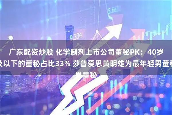 广东配资炒股 化学制剂上市公司董秘PK：40岁及以下的董秘占比33% 莎普爱思黄明雄为最年轻男董秘